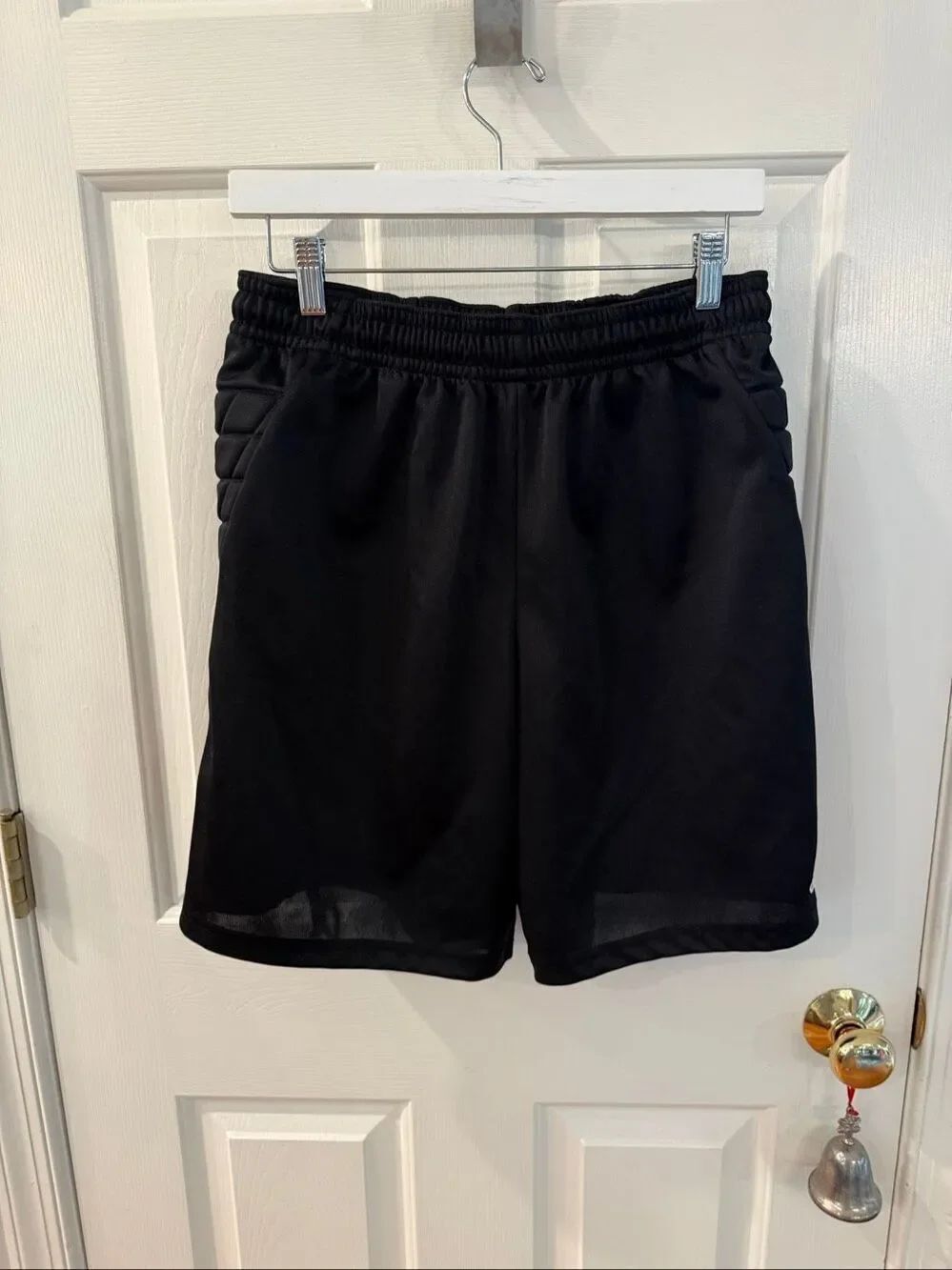 Adidas Black Padded Goalie Shorts sz L